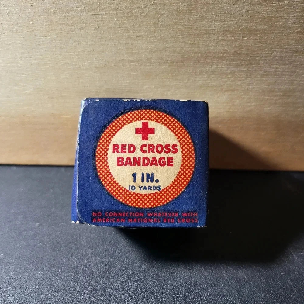 Johnson & Johnson Red Cross Bandage (Vintage, Sealed, Unused, 1" 10 yards)